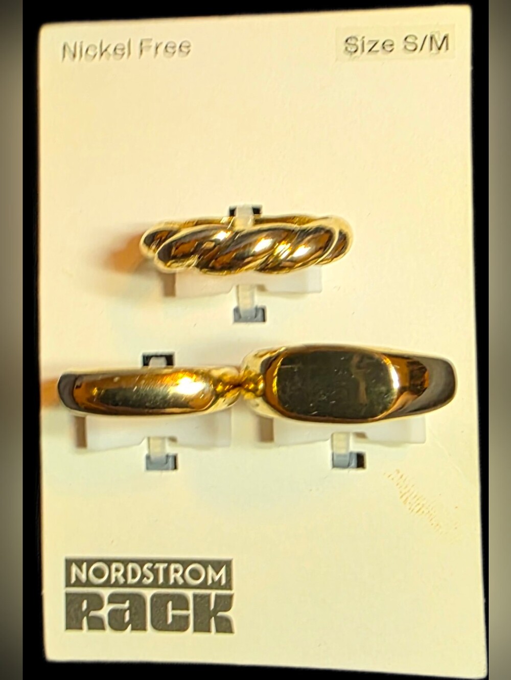 Nordstrom Rack Goldtone Women's Ring Set